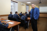 Генеральный директор издательского дома «Санкт-Петербургские ведомости» Борис Грумбков прочитал лекцию курсантам Университета