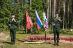 Перезахоронение останков воинов