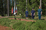 Перезахоронение останков воинов