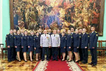 Выпускники военных вузов в Кремле