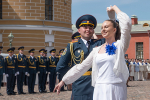 Начальник Университета Александр Вотинов принял участие в церемонии вручения дипломов выпускникам Санкт-Петербургского университета ГПС МЧС России